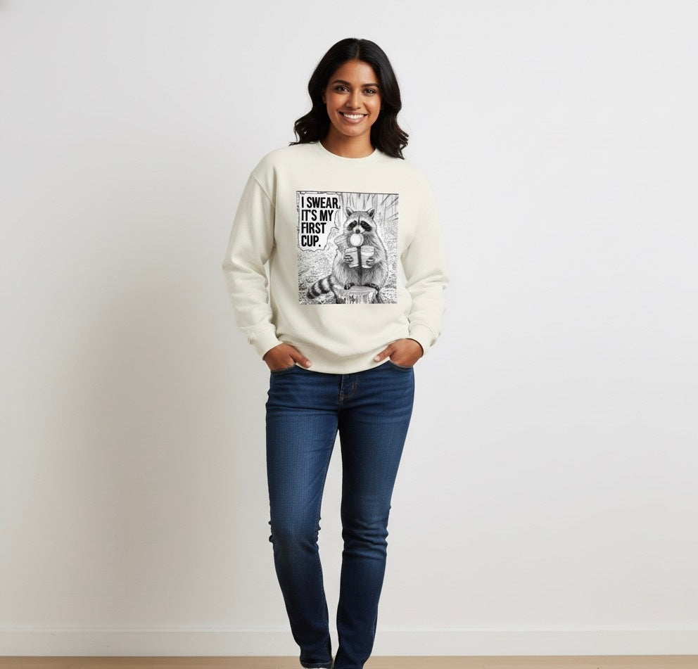 Coffeeholic Loose Fit Sweatshirt (Unisex)