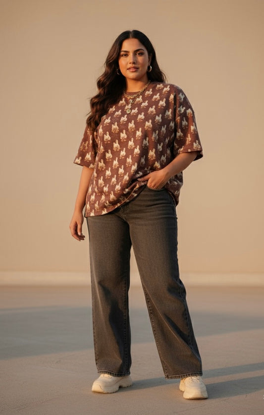 Duck it Up Oversized T-shirt (Unisex)