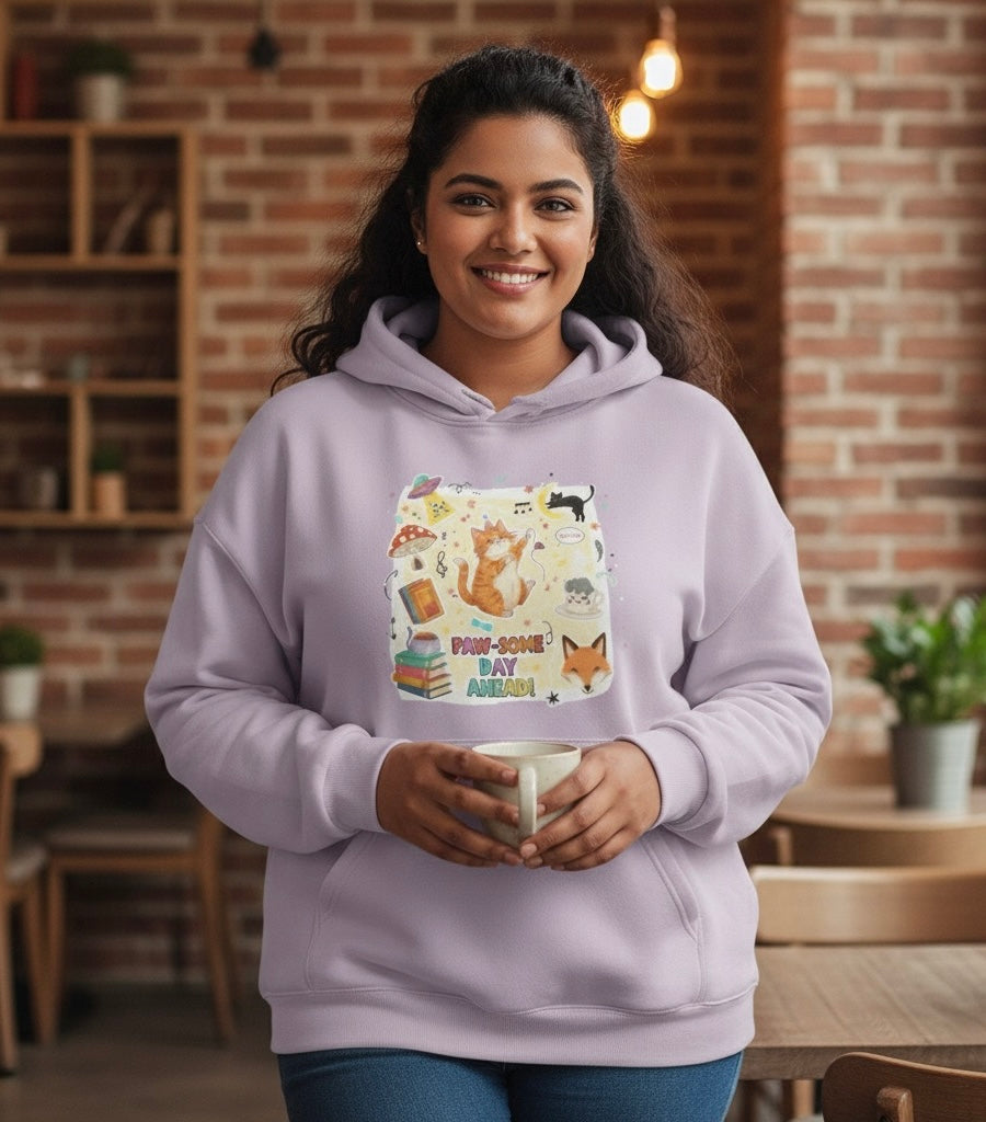 Pawsome Loose Fit Hoodie
