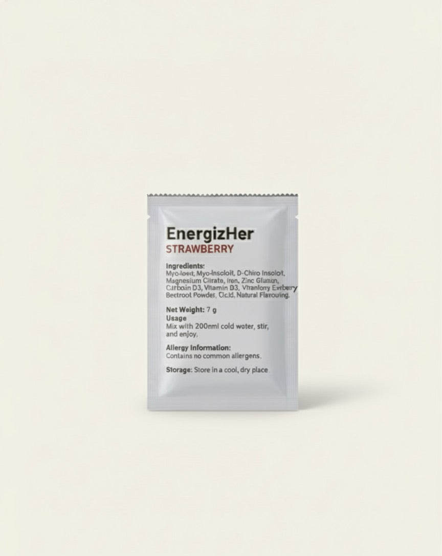 Madame de Strawberry – PCOD Support Energy Drink (15 Sachets)