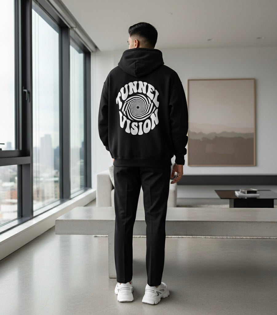 Tunnel Vision Oversized Hoodie (Unisex)