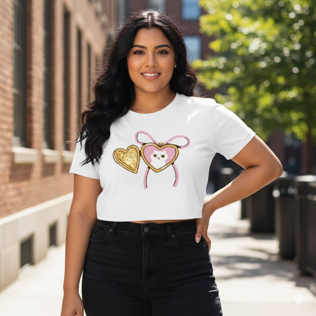 Sequin Baby Crop Top