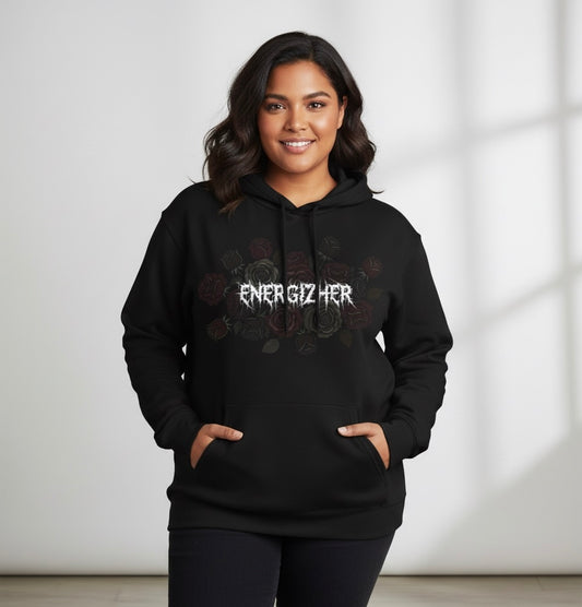 Dark Bloom Fitted Hoodie