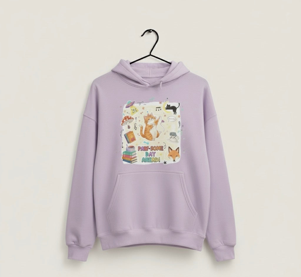 Pawsome Loose Fit Hoodie
