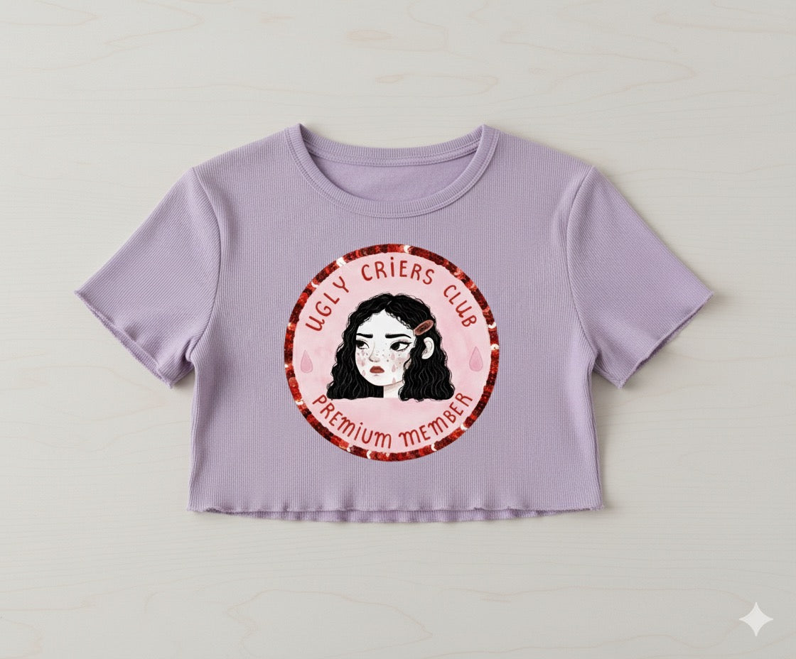 Ugly Criers Club Crop Top