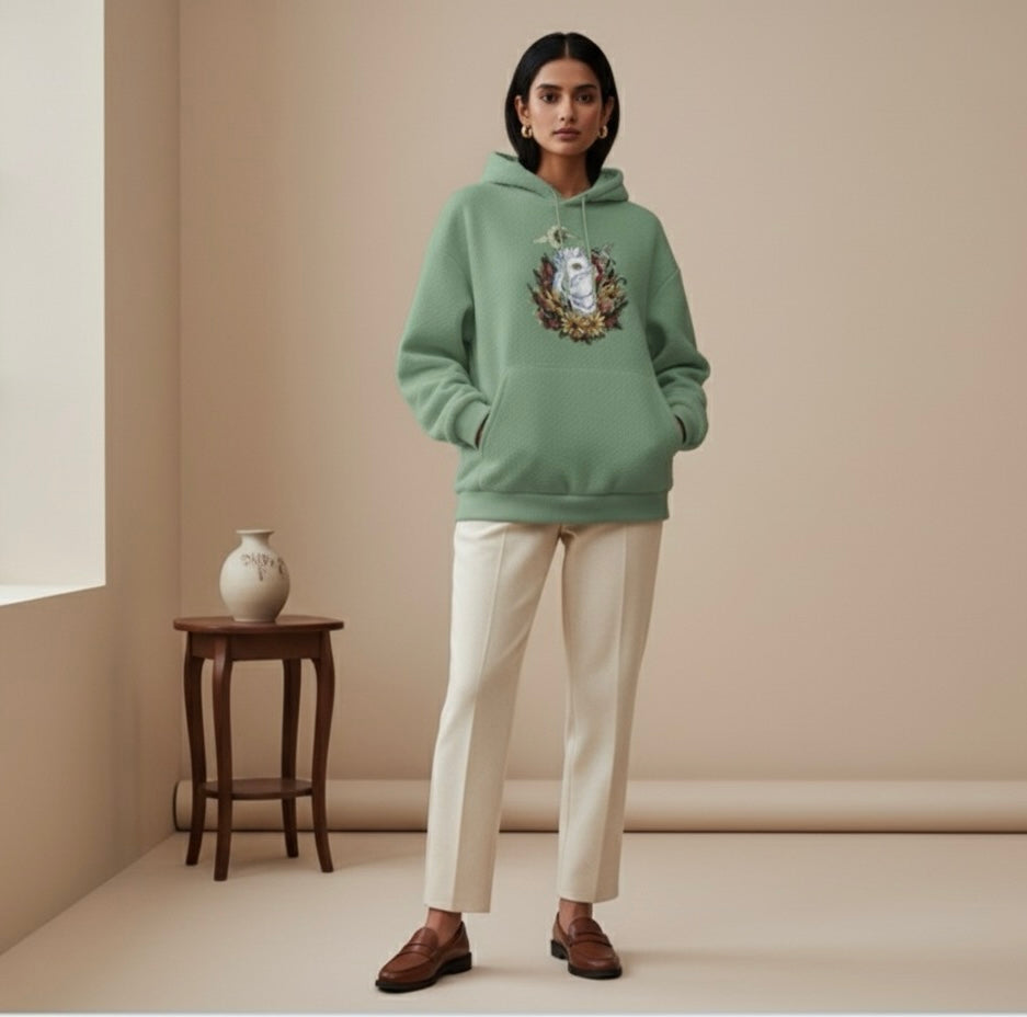 Dream Weaver Sherpa Oversized Hoodie (Unisex)