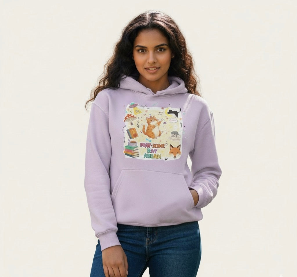 Pawsome Loose Fit Hoodie