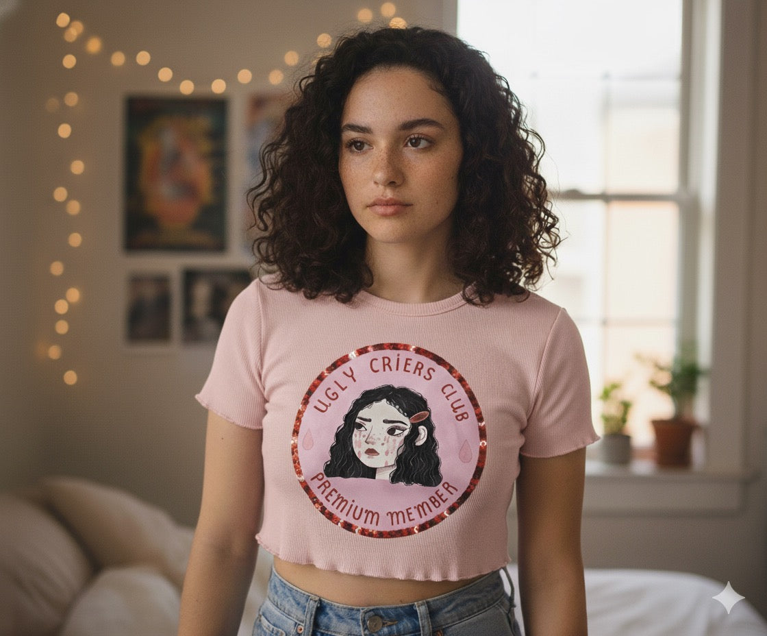 Ugly Criers Club Crop Top