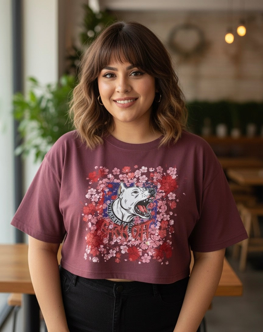 Rage in Bloom Crop Top