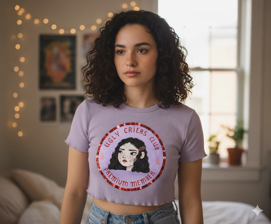 Ugly Criers Club Crop Top