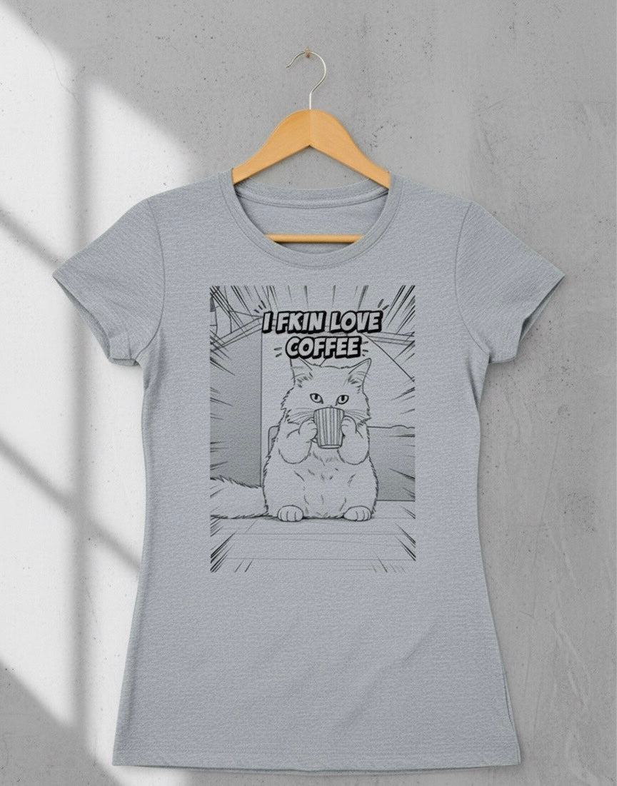 I love Coffee Fitted T-shirt