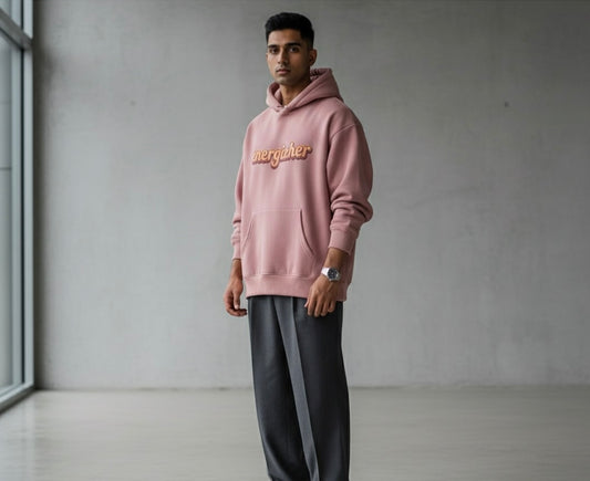 Dusty Rose Oversized Hoodie (Unisex)