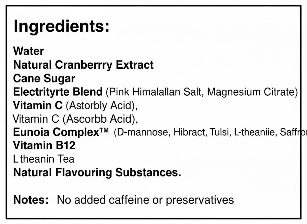 A Young Woman with Cranberry – EnergizHer UTI & Period Support Sachet Drink (1 Box – 15 Sachets)