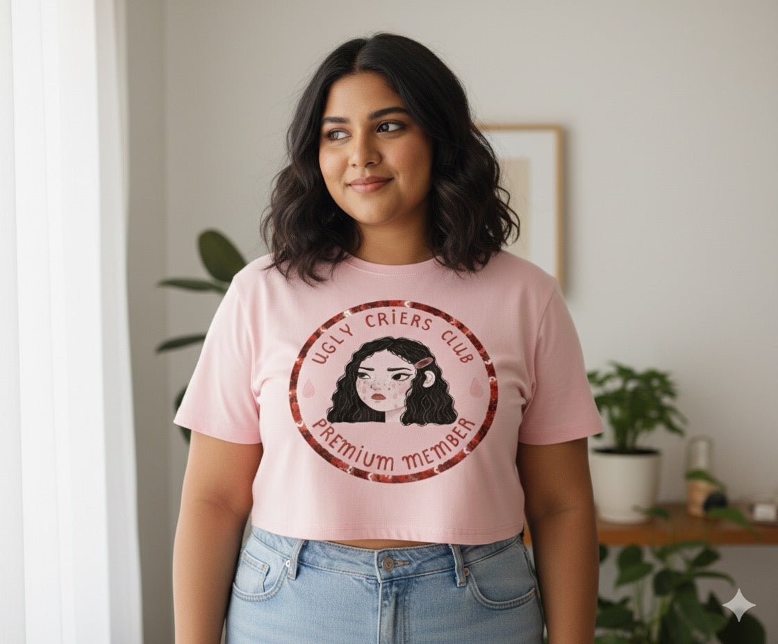 Ugly Criers Club Crop Top