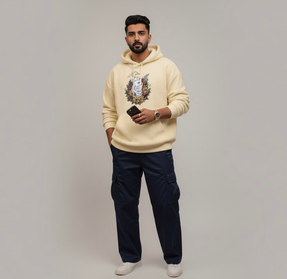 Dream Weaver Sherpa Oversized Hoodie (Unisex)