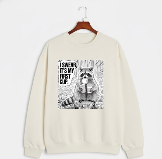 Coffeeholic Loose Fit Sweatshirt (Unisex)