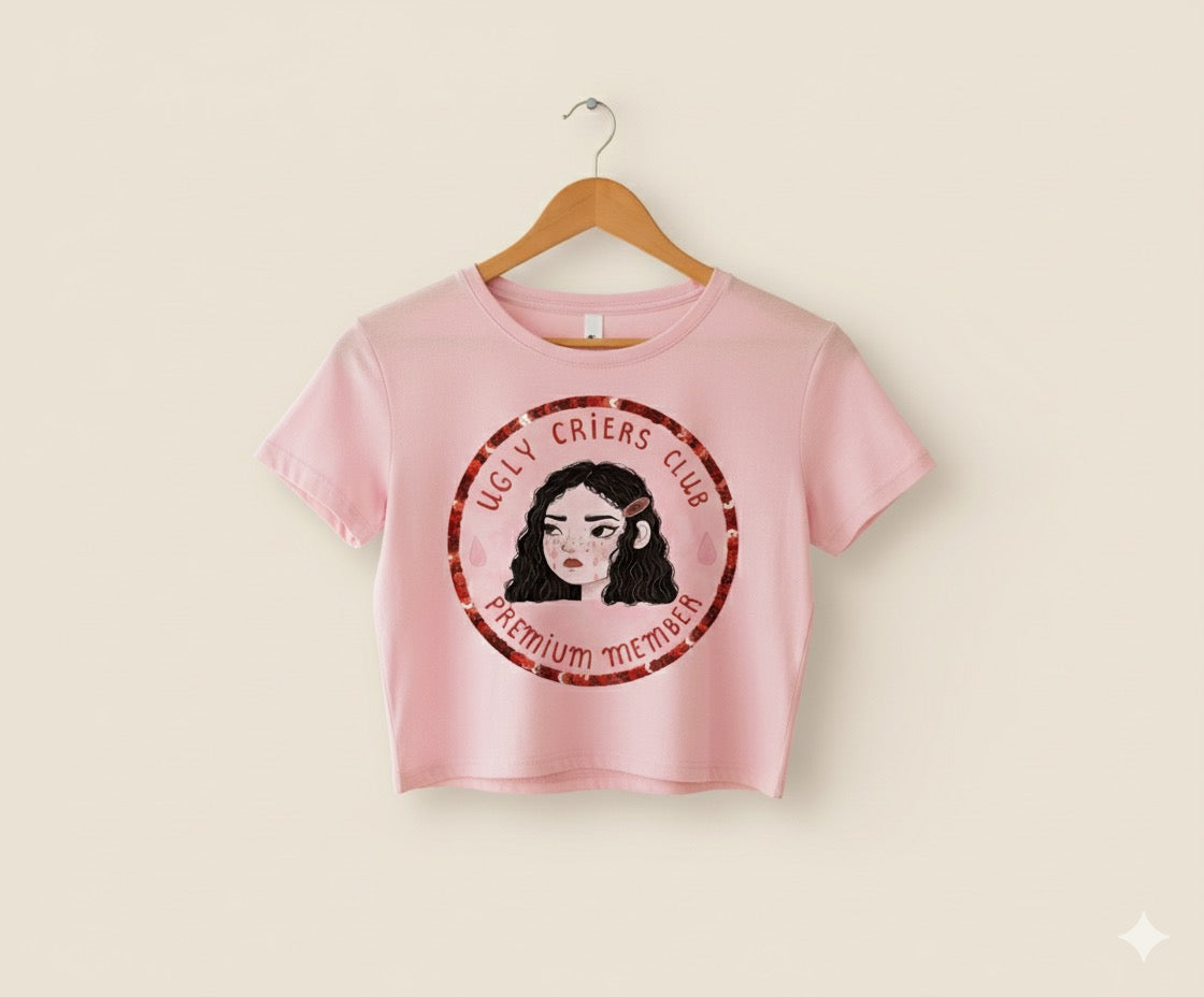 Ugly Criers Club Crop Top