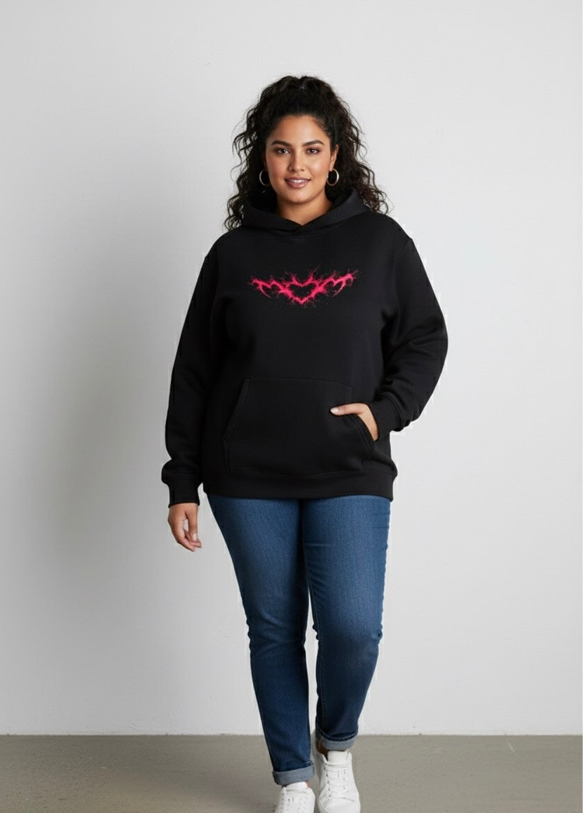 Bleeding Magenta Hoodie (Unisex)