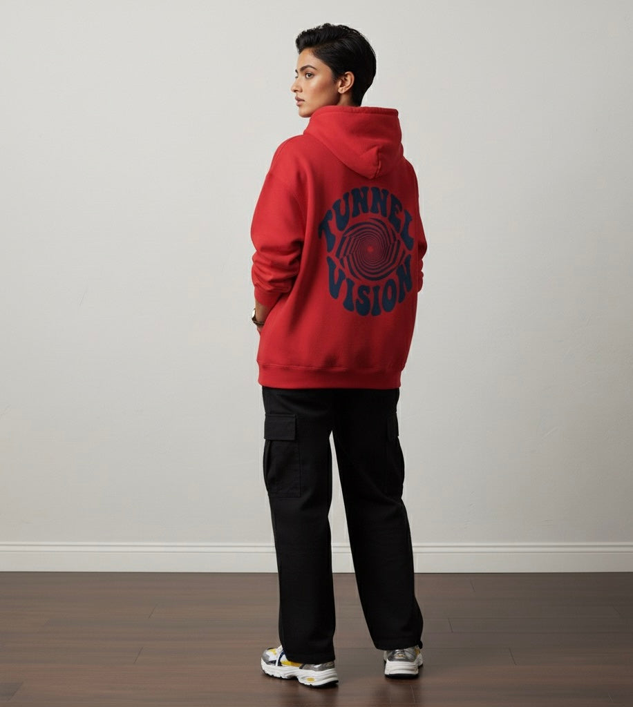 Tunnel Vision Oversized Hoodie (Unisex)