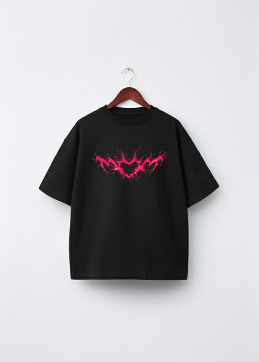 Bleeding Magenta Oversized T-shirt (Unisex)
