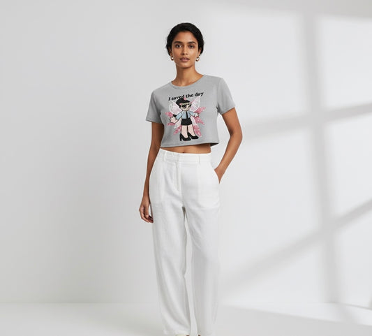 Lil Miss Trouble Crop Too