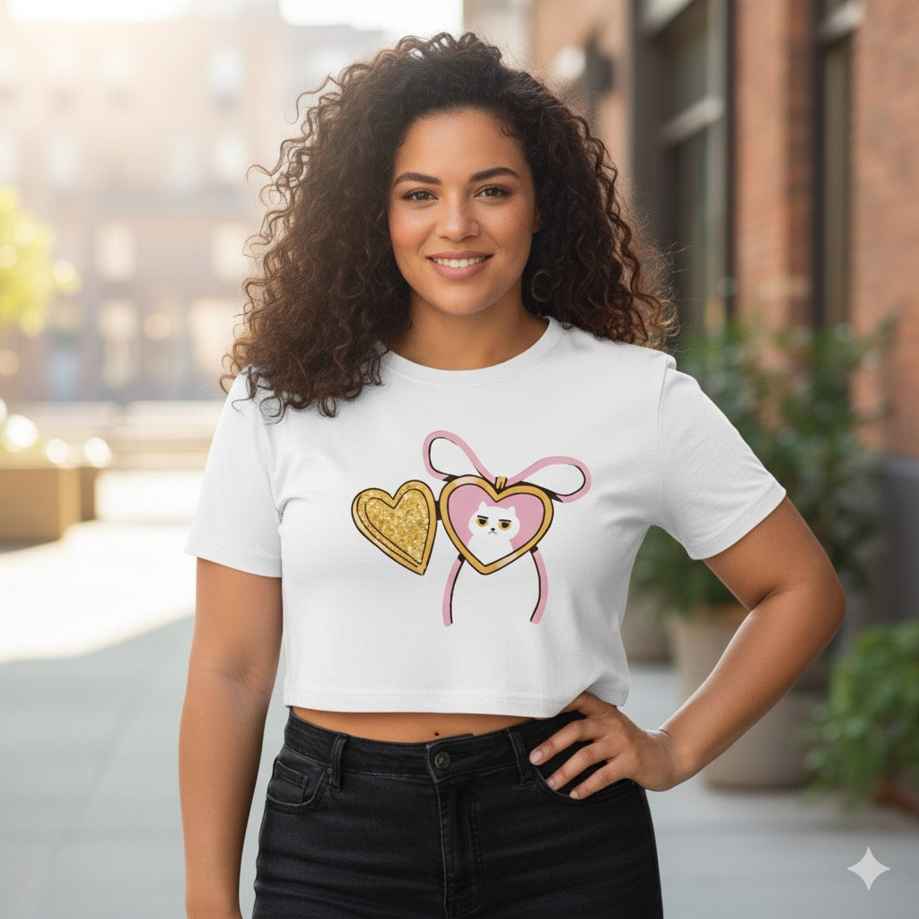 Sequin Baby Crop Top