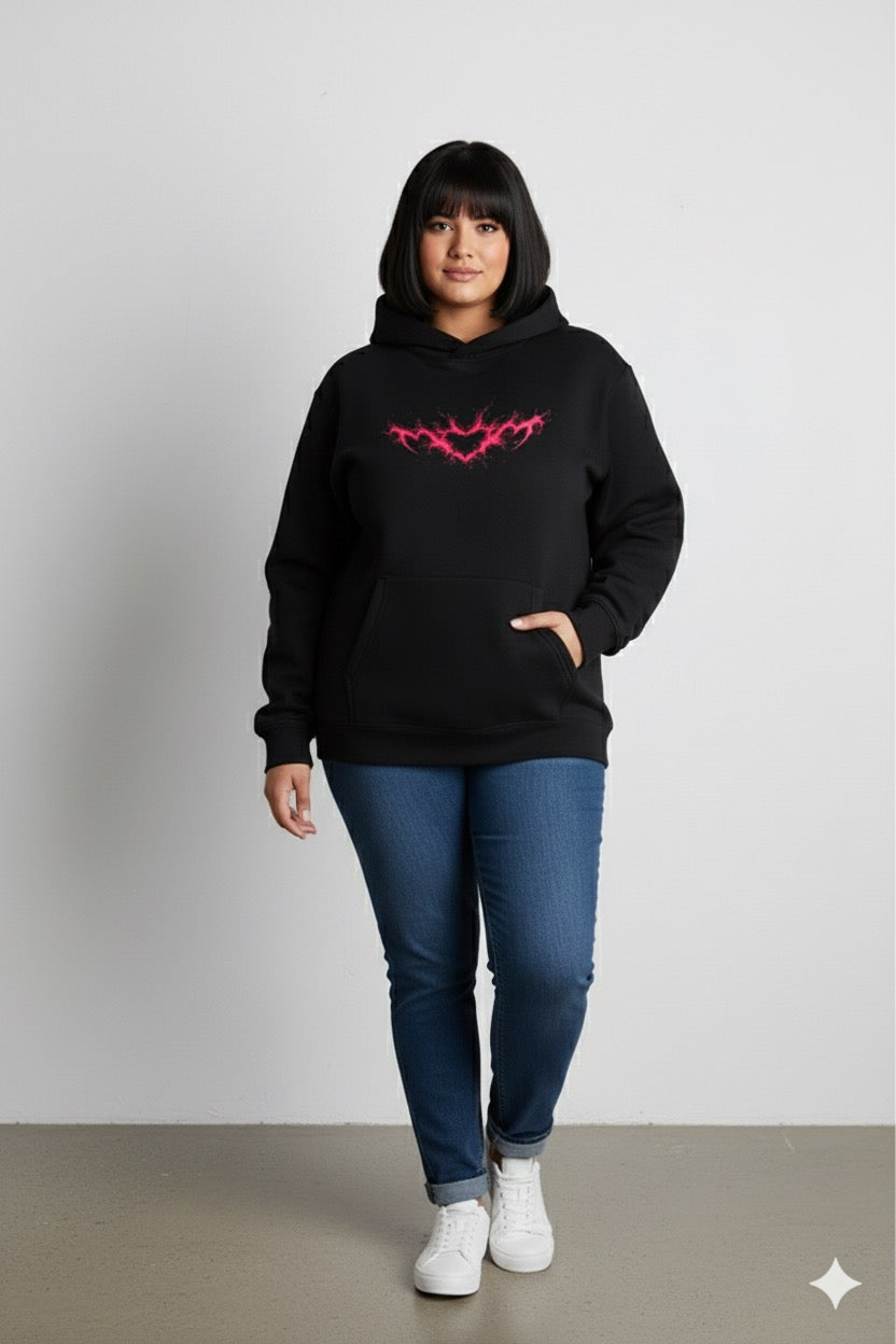 Bleeding Magenta Hoodie (Unisex)