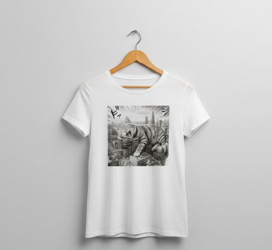 CatZillah Fitted T-shirt