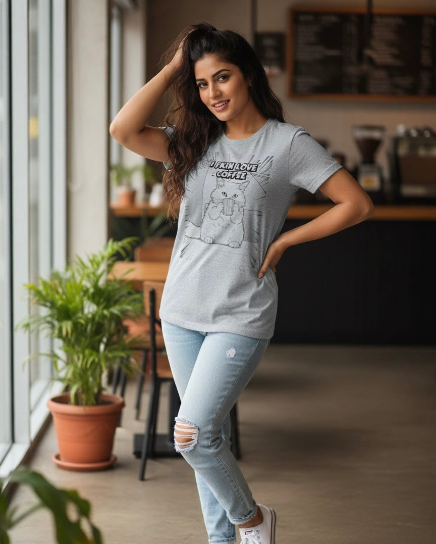 I love Coffee Fitted T-shirt