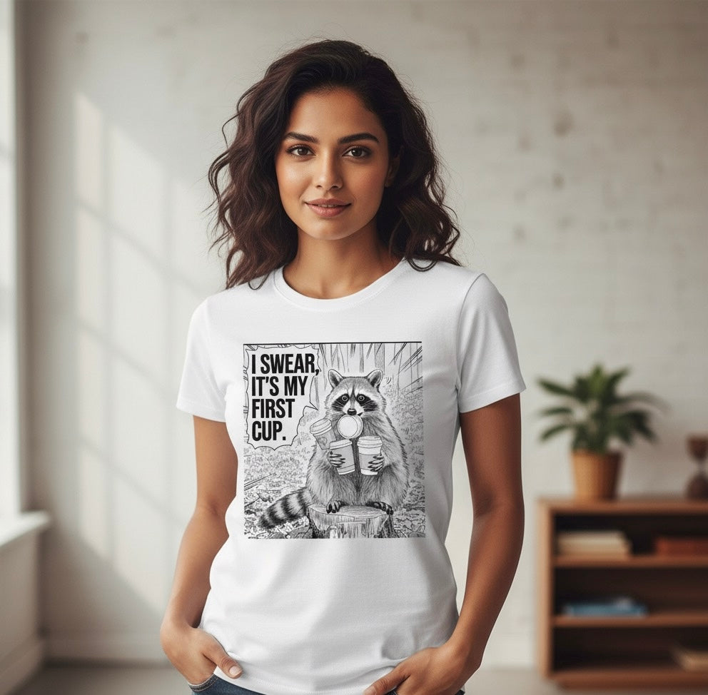 Coffeeholic Fitted T-shirt