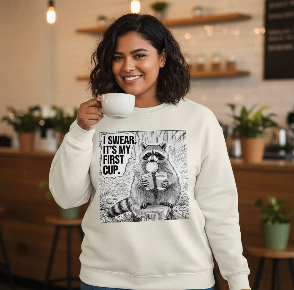 Coffeeholic Loose Fit Sweatshirt (Unisex)