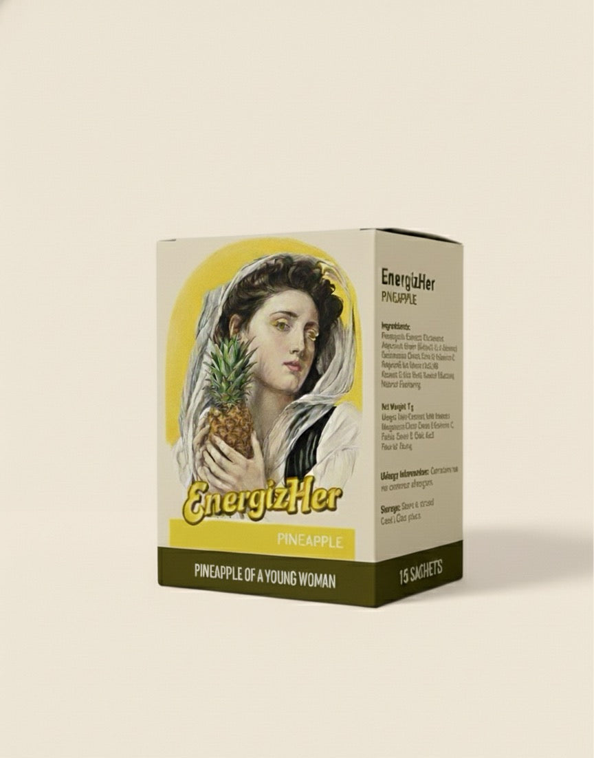 Pineapple of a Young Woman – PCOD Support Energy Drink (15 Sachets)