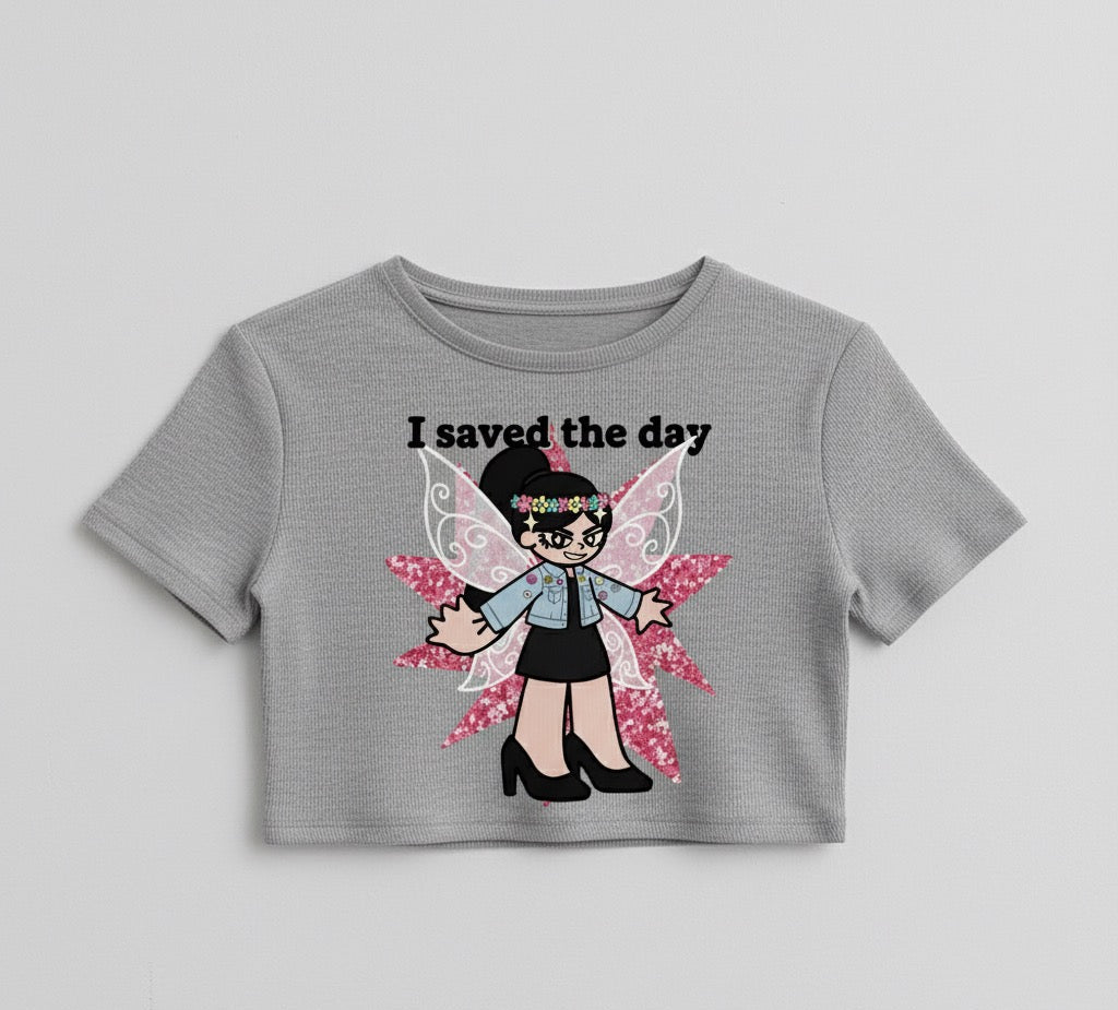 Lil Miss Trouble Crop Too