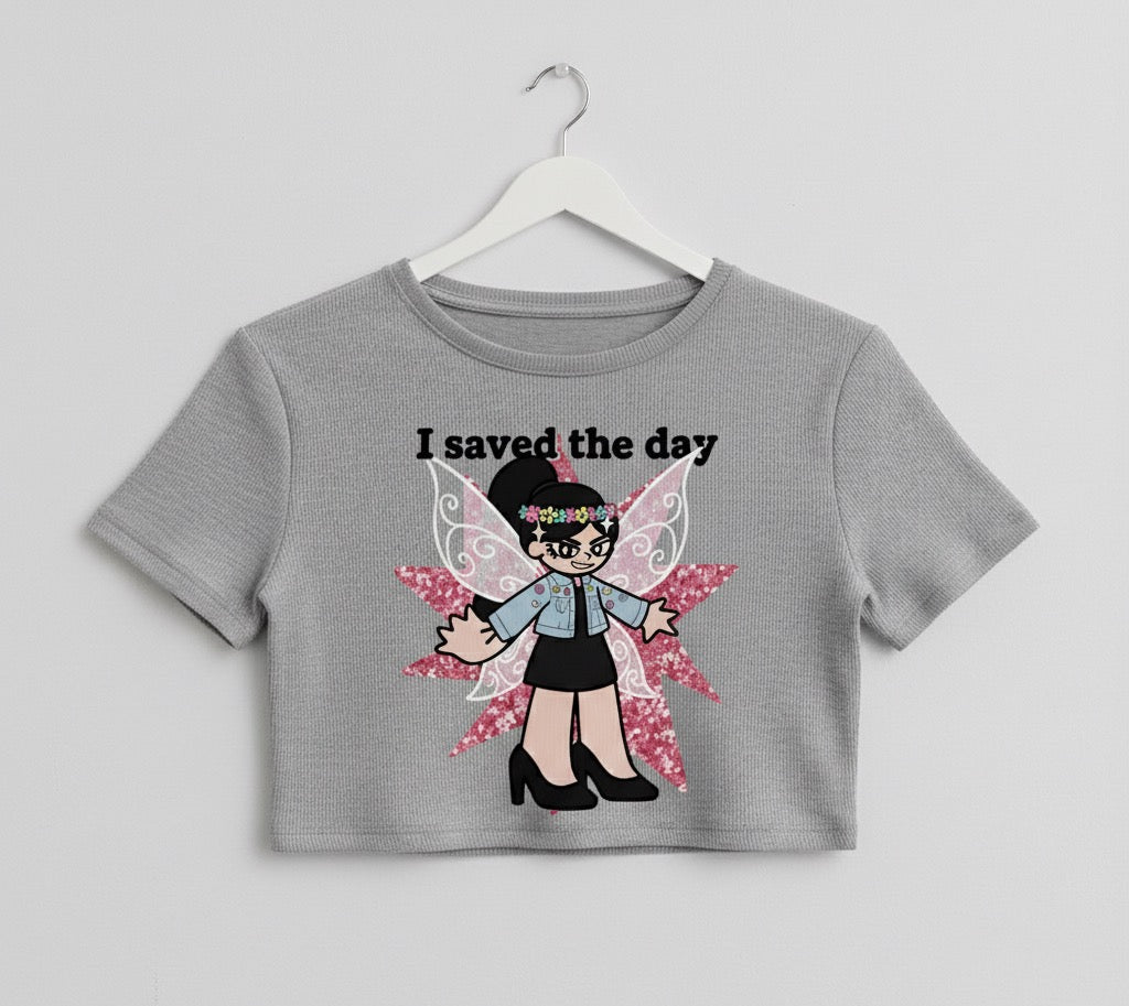 Lil Miss Trouble Crop Too