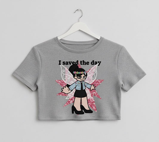 Lil Miss Trouble Crop Too