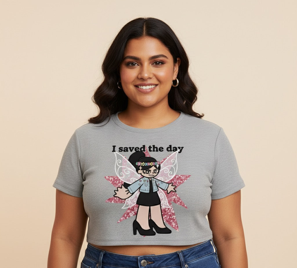 Lil Miss Trouble Crop Too